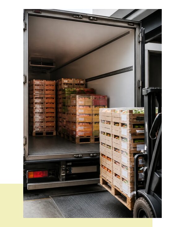 Перевозка сельхозпродукции на паллетах с доставкой в Белую Калитву